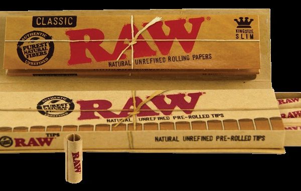 Rolling Papers Raw Connoisseur King Size Slim With Prerolled Tips (24 pieces) (HB.13304)